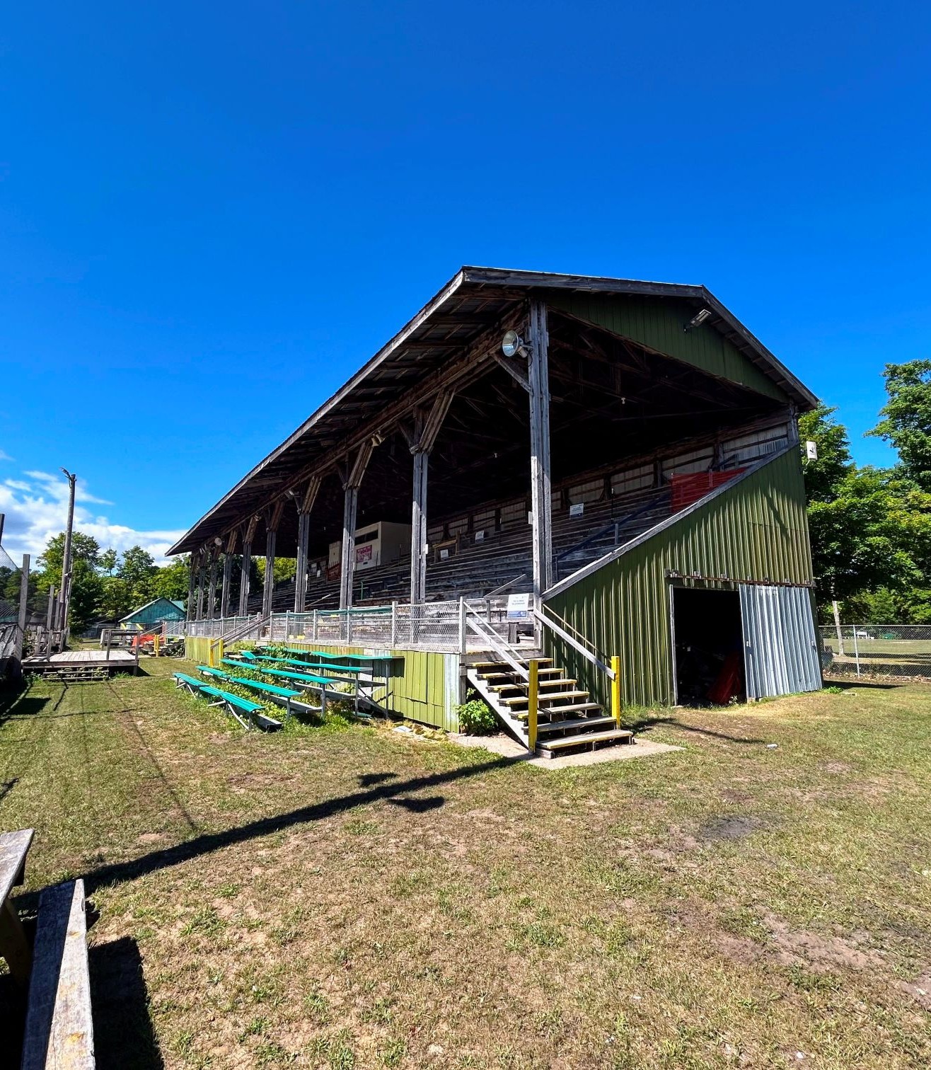 Grandstand exterior